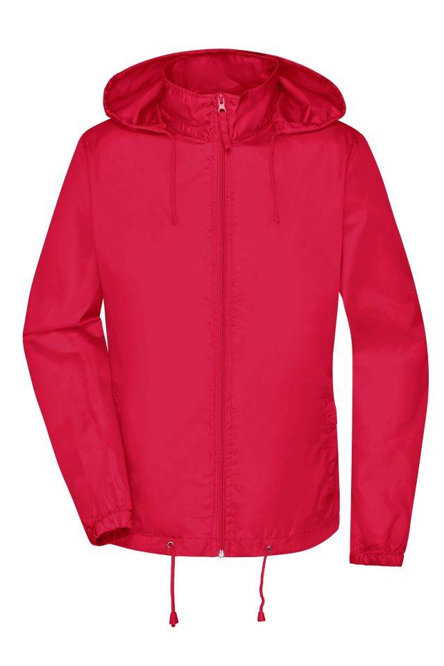 Ladies' Promo Jacket Windbreaker für Promotion und Freizeit rot, Gr. L