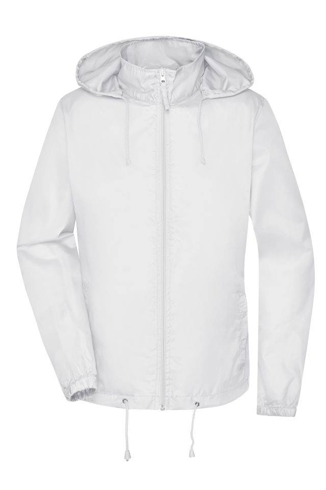 Ladies' Promo Jacket Windbreaker für Promotion und Freizeit weiß, Gr. L