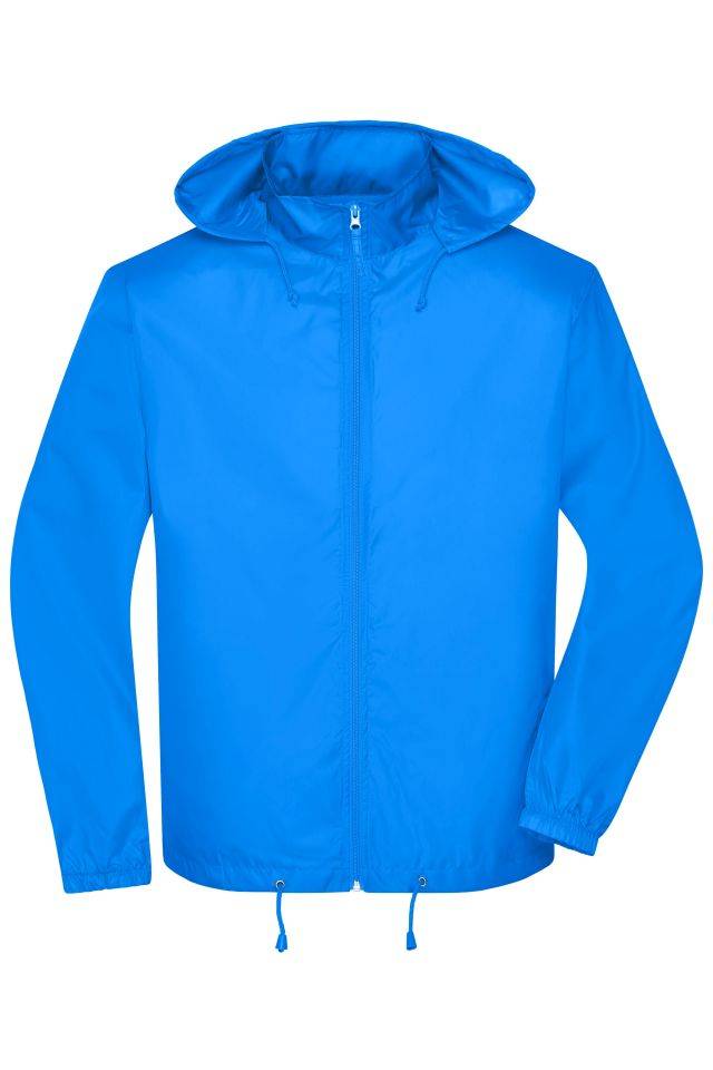 Men's Promo Jacket Windbreaker für Promotion und Freizeit blau/neon, Gr. 3XL