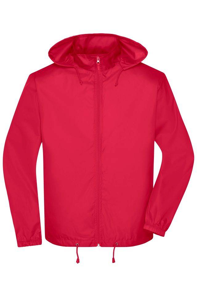 Men's Promo Jacket Windbreaker für Promotion und Freizeit rot, Gr. 3XL