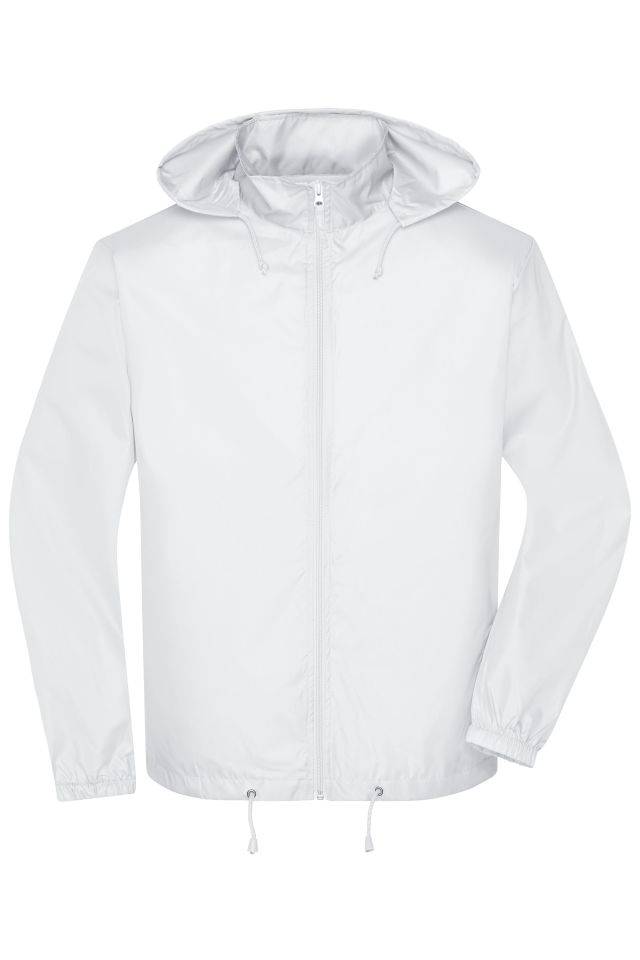 Men's Promo Jacket Windbreaker für Promotion und Freizeit weiß, Gr. XXL