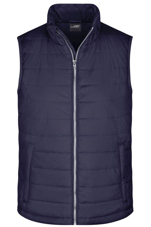 Men's Padded Vest Leichte, wattierte Steppweste blau, Gr. M
