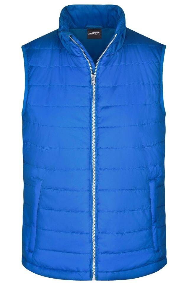 Men's Padded Vest Leichte, wattierte Steppweste blau, Gr. XXL