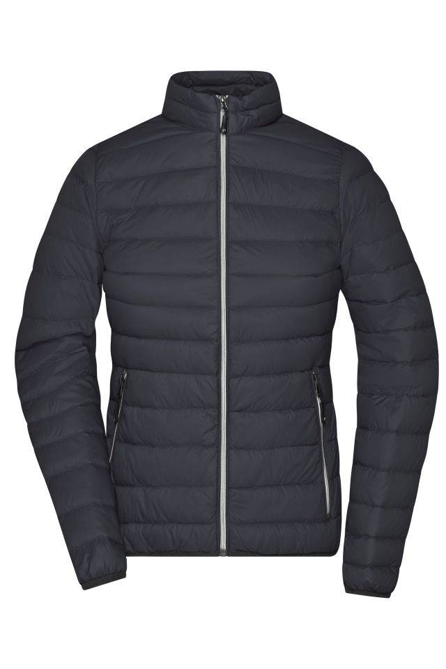Ladies' Down Jacket Leichte Daunenjacke im klassischen Design grau, Gr. M