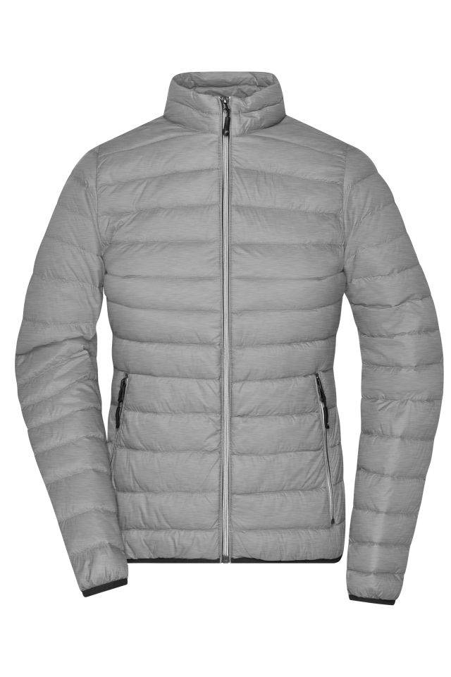 Ladies' Down Jacket Leichte Daunenjacke im klassischen Design grau, Gr. L