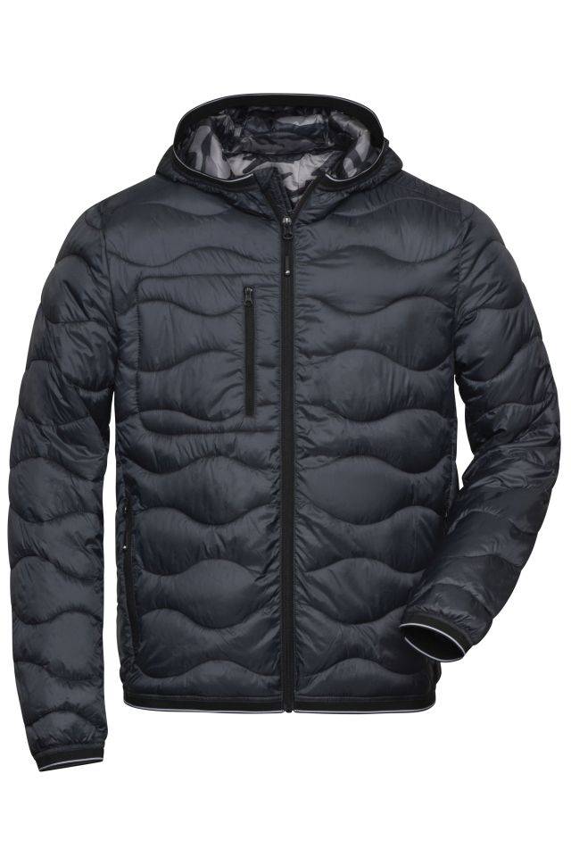 Men's Padded Jacket Gesteppte Jacke mit DuPont™ Sorona® Wattierung (nachwachsender, pflanzlicher Rohstoff) grau/braun, G