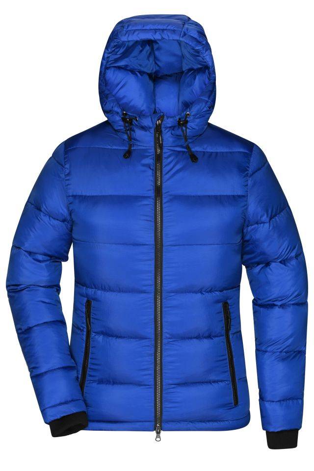 Ladies' Padded Jacket Gesteppte Winterjacke aus recyceltem Polyester mit DuPont™Sorona® Wattierung blau, Gr. M