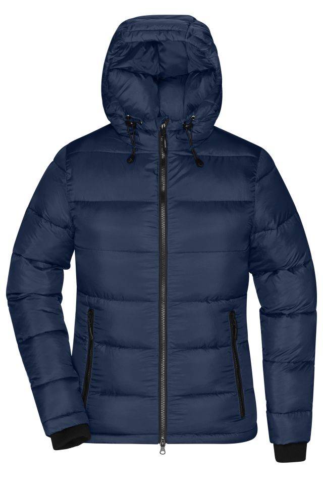 Ladies' Padded Jacket Gesteppte Winterjacke aus recyceltem Polyester mit DuPont™Sorona® Wattierung blau, Gr. S