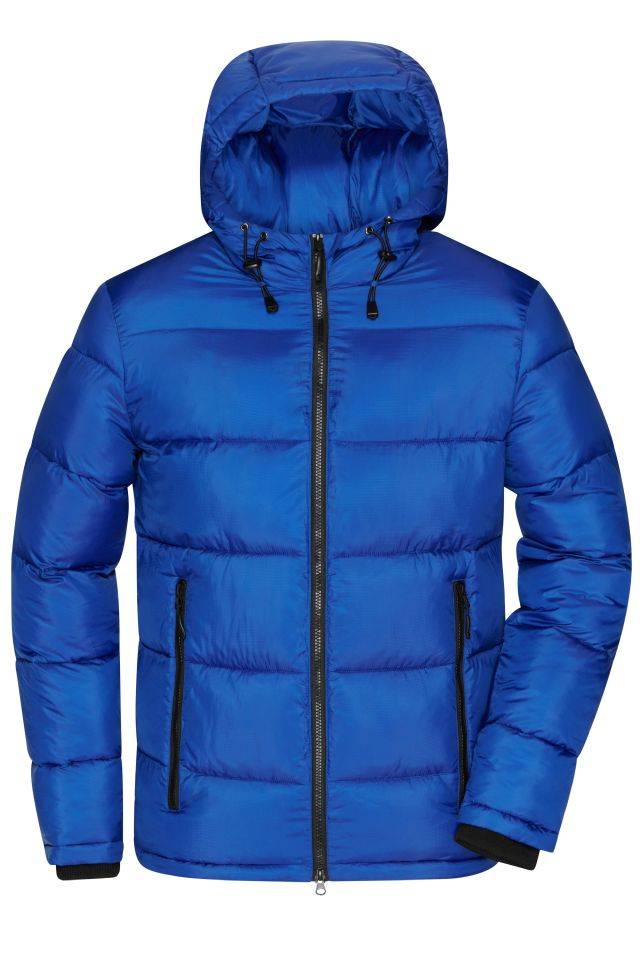 Men's Padded Jacket Gesteppte Winterjacke aus recyceltem Polyester mit DuPont™Sorona® Wattierung blau, Gr. XL