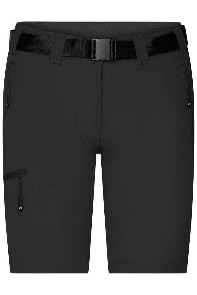 Ladies' Trekking Shorts Bi-elastische kurze Outdoorhose schwarz, Gr. XL