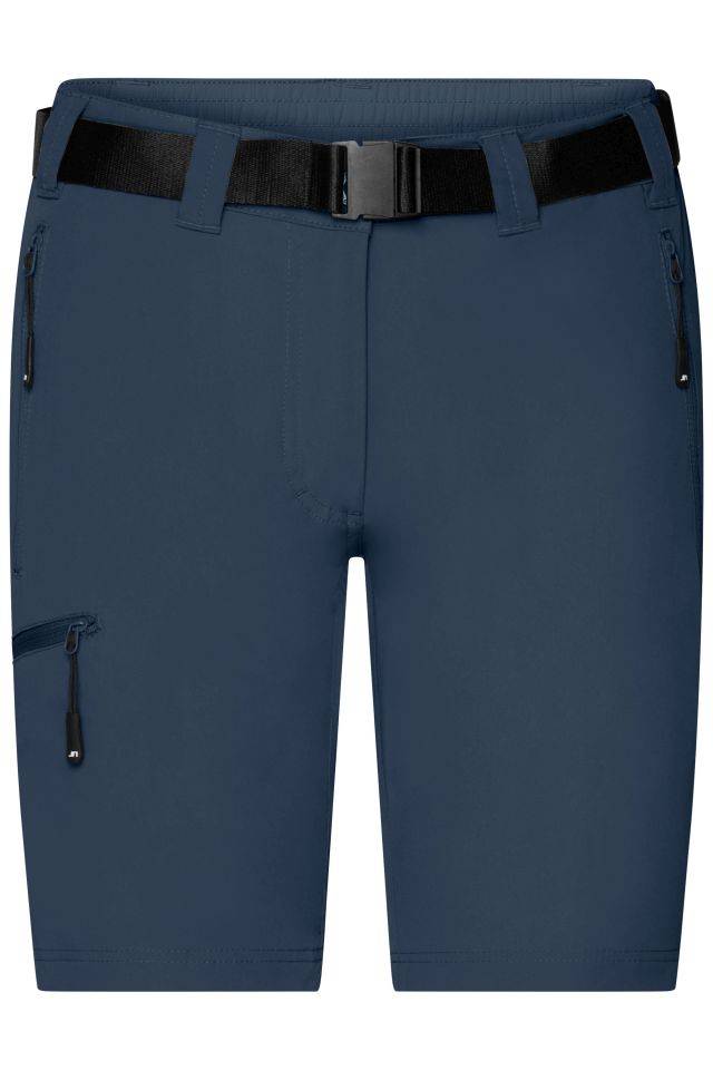 Ladies' Trekking Shorts Bi-elastische kurze Outdoorhose blau, Gr. S