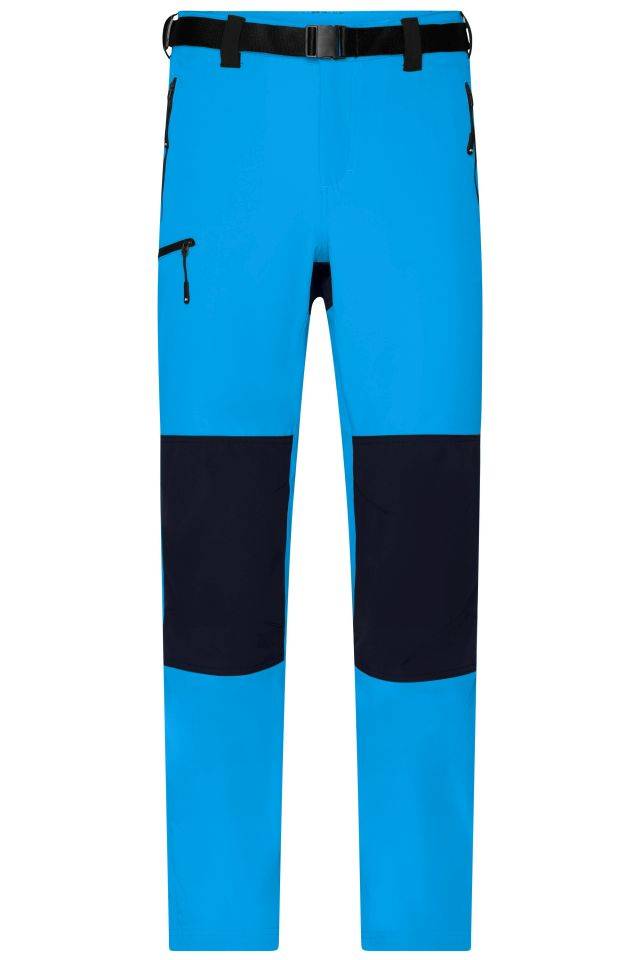 Men's Trekking Pants Bi-elastische Outdoorhose in sportlicher Optik blau, Gr. XXL
