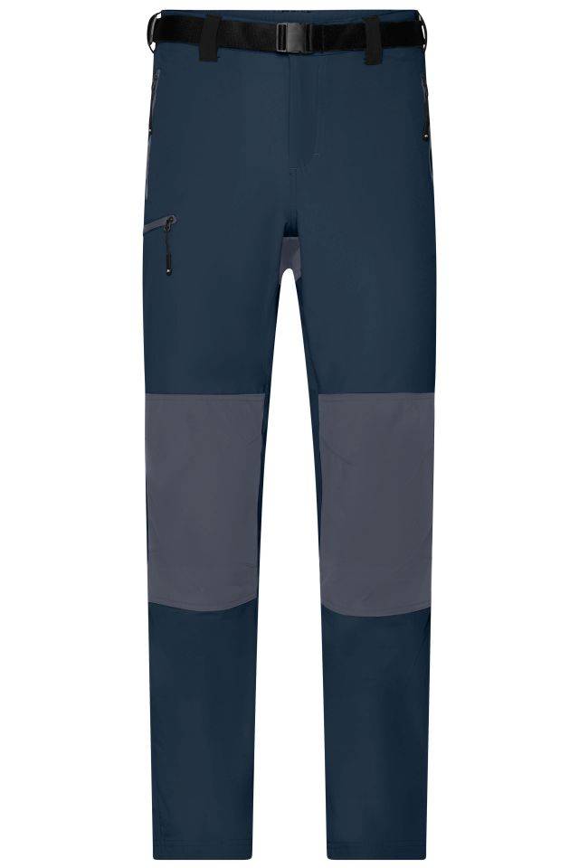 Men's Trekking Pants Bi-elastische Outdoorhose in sportlicher Optik blau/grau, Gr. XXL