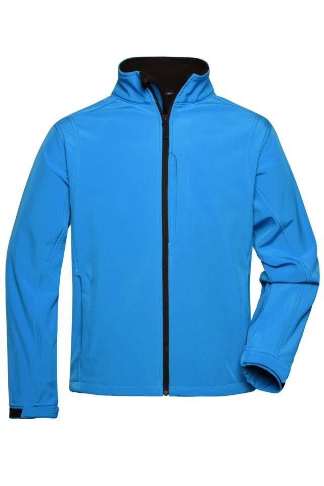 Men's Softshell Jacket Trendige Jacke aus Softshell blau, Gr. L