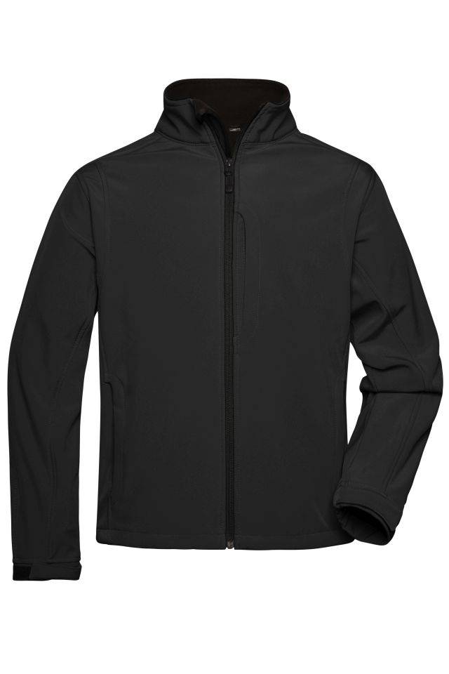 Men's Softshell Jacket Trendige Jacke aus Softshell schwarz, Gr. 5XL