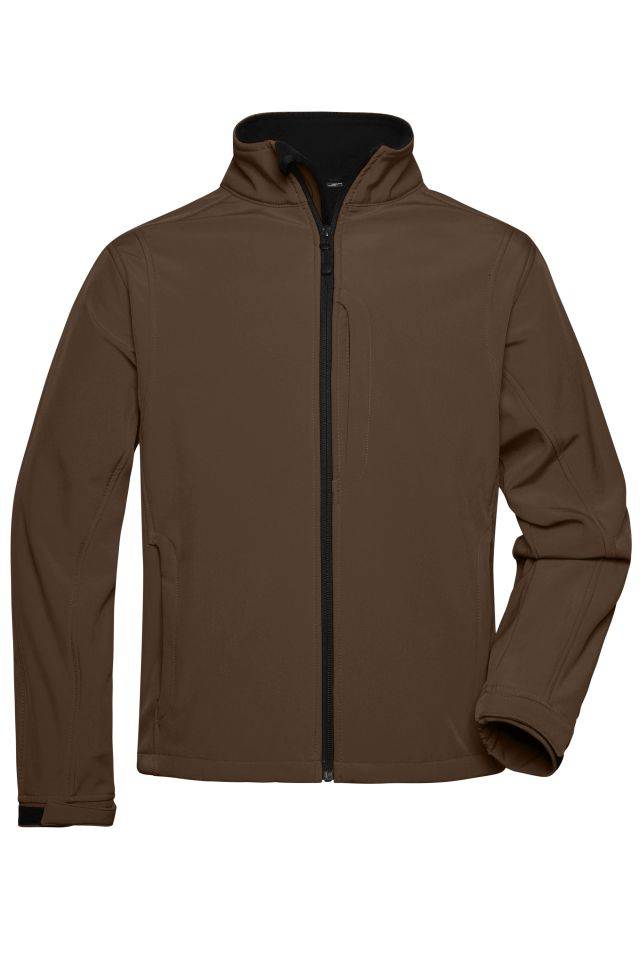 Men's Softshell Jacket Trendige Jacke aus Softshell braun, Gr. XXL