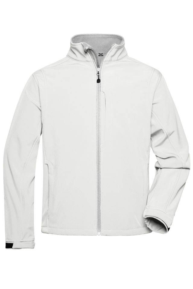 Men's Softshell Jacket Trendige Jacke aus Softshell weiß, Gr. XXL