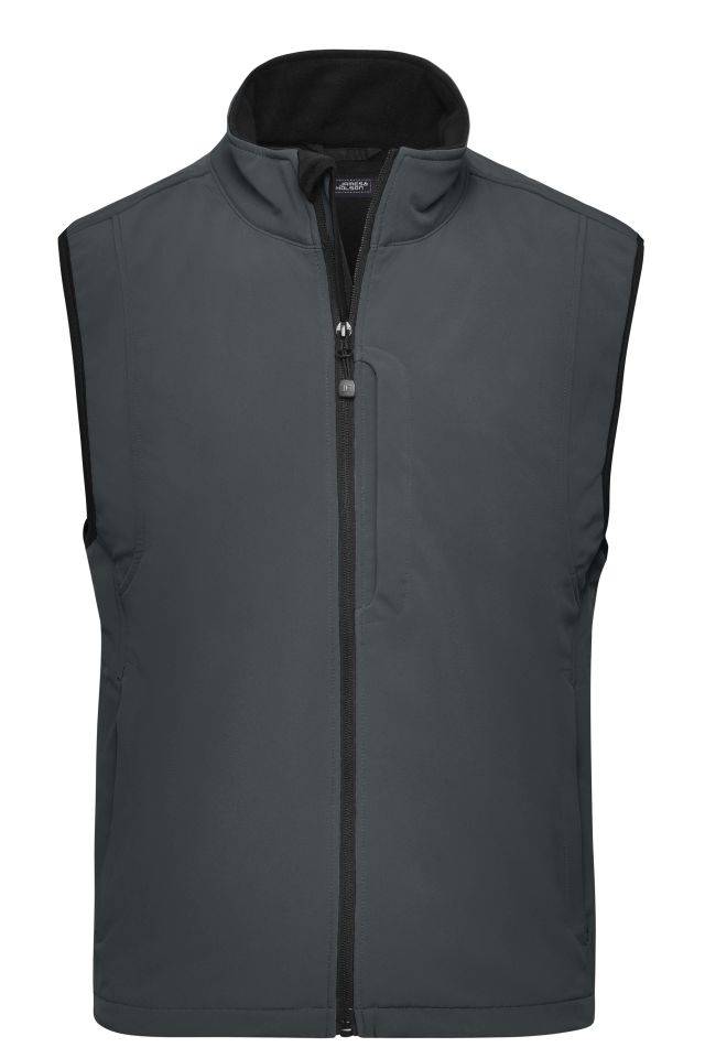 Men's Softshell Vest Trendige Weste aus Softshell grau, Gr. XXL