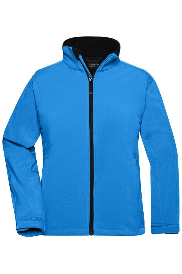 Ladies' Softshell Jacket Trendige Jacke aus Softshell blau, Gr. L