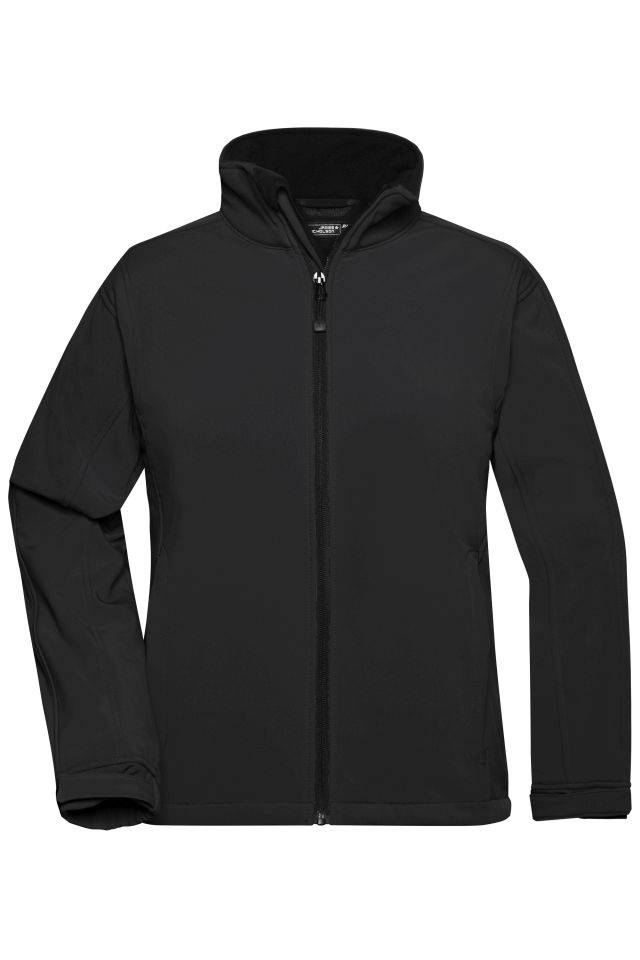 Ladies' Softshell Jacket Trendige Jacke aus Softshell schwarz, Gr. M