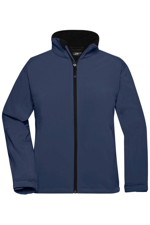 Ladies' Softshell Jacket Trendige Jacke aus Softshell blau, Gr. XXL