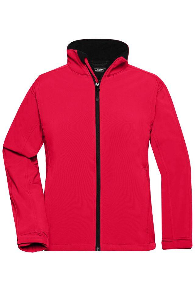 Ladies' Softshell Jacket Trendige Jacke aus Softshell rot, Gr. L
