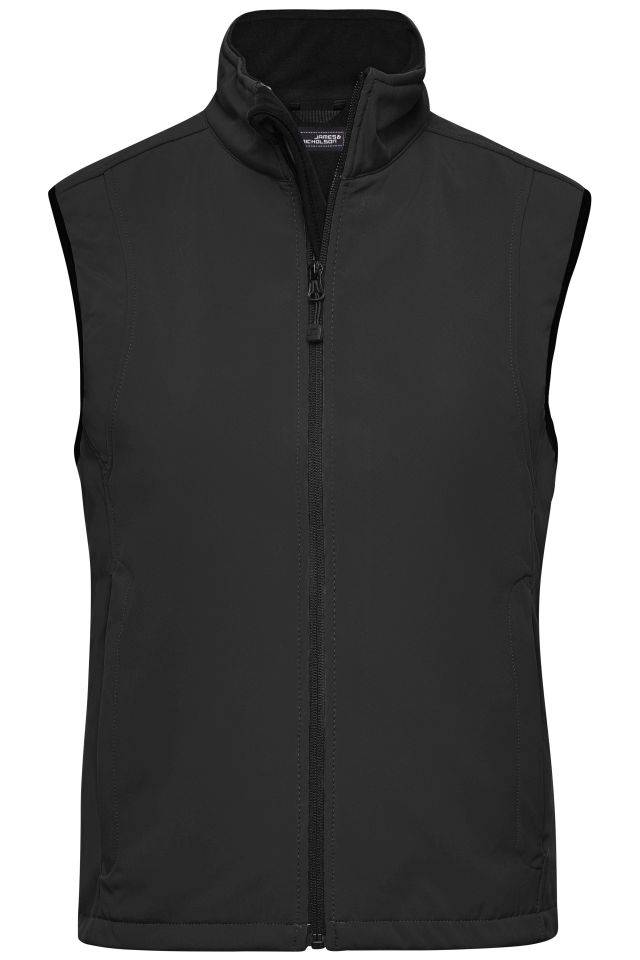 Ladies' Softshell Vest Trendige Weste aus Softshell schwarz, Gr. XXL