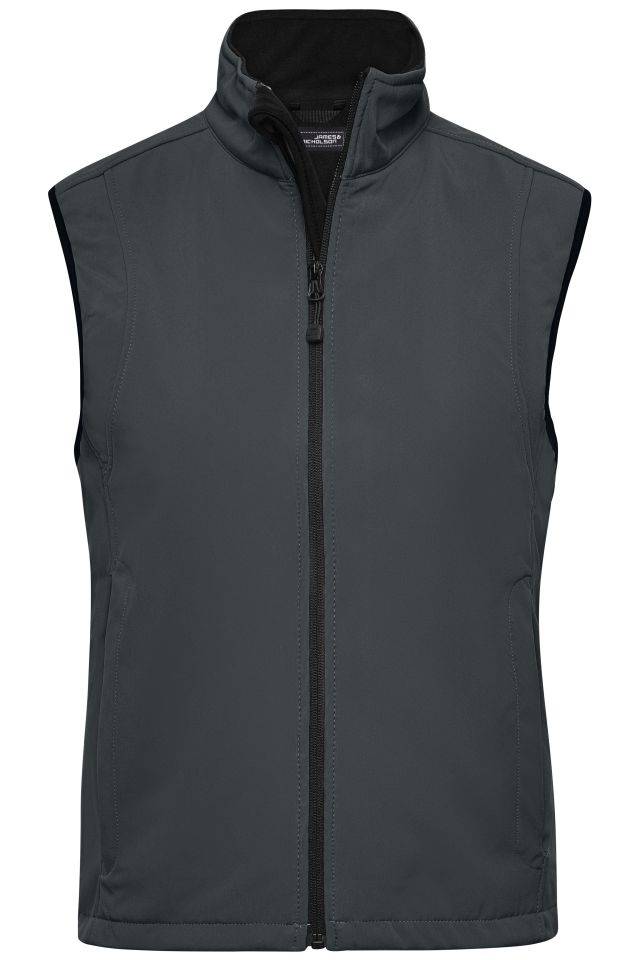 Ladies' Softshell Vest Trendige Weste aus Softshell grau, Gr. M