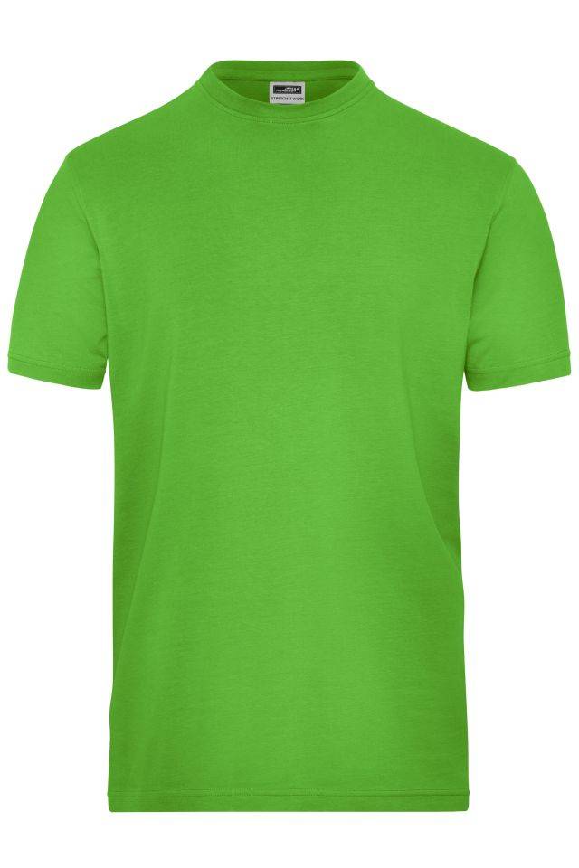 Men's BIO Stretch-T Work - SOLID - T-Shirt aus weichem Elastic-Single-Jersey grün, Gr. 3XL