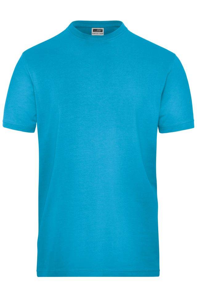 Men's BIO Stretch-T Work - SOLID - T-Shirt aus weichem Elastic-Single-Jersey blau, Gr. XXL