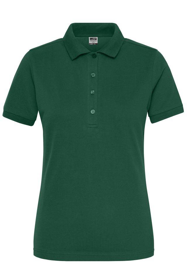 Ladies' BIO Stretch-Polo Work - SOLID - Polo aus weichem Elastic-Piqué grün, Gr. XS