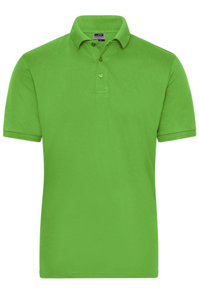 Men's BIO Stretch-Polo Work - SOLID - Polo aus weichem Elastic-Piqué grün, Gr. XS