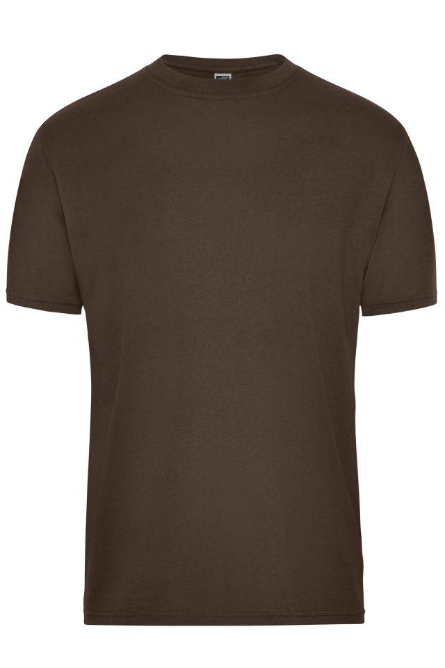 Men's BIO Workwear T-Shirt Strapazierfähiges und pflegeleichtes T-Shirt braun, Gr. XL