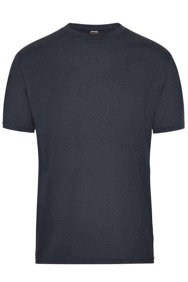 Men's BIO Workwear T-Shirt Strapazierfähiges und pflegeleichtes T-Shirt grau, Gr. 4XL