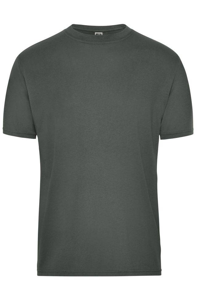 Men's BIO Workwear T-Shirt Strapazierfähiges und pflegeleichtes T-Shirt grau, Gr. M
