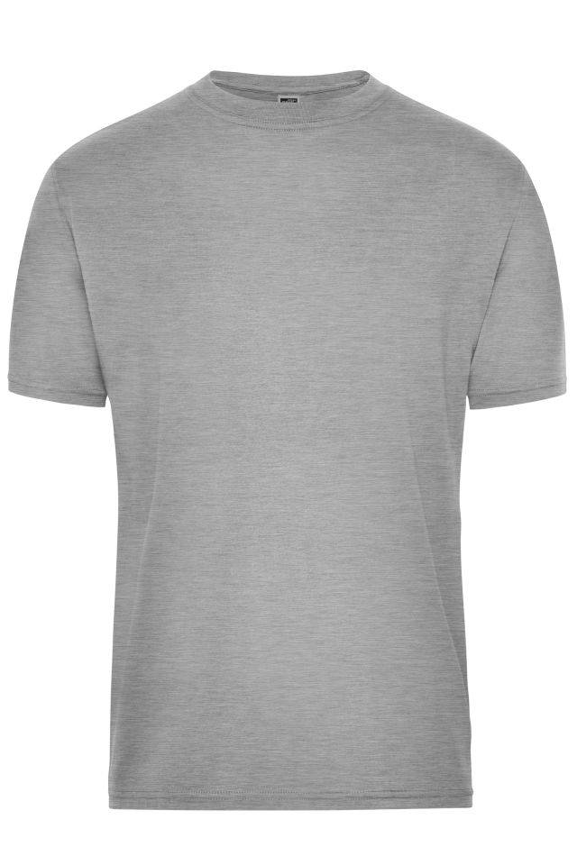Men's BIO Workwear T-Shirt Strapazierfähiges und pflegeleichtes T-Shirt grau, Gr. 6XL