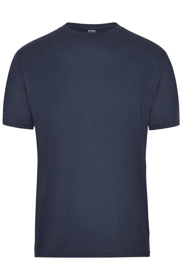 Men's BIO Workwear T-Shirt Strapazierfähiges und pflegeleichtes T-Shirt blau, Gr. M