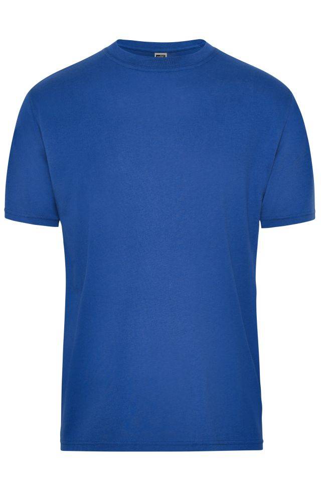 Men's BIO Workwear T-Shirt Strapazierfähiges und pflegeleichtes T-Shirt blau, Gr. XS