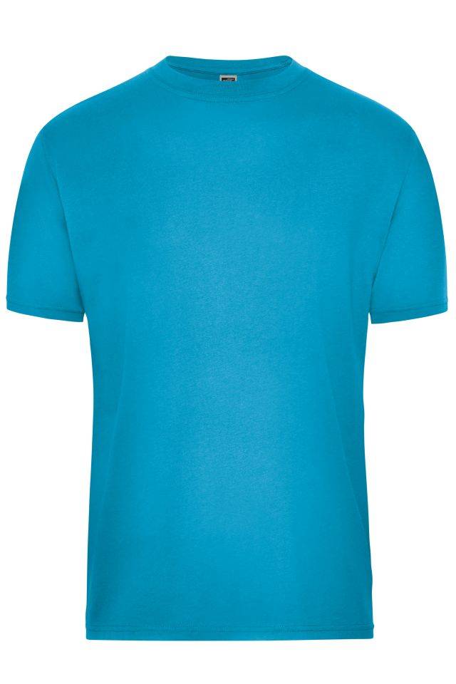 Men's BIO Workwear T-Shirt Strapazierfähiges und pflegeleichtes T-Shirt blau, Gr. M