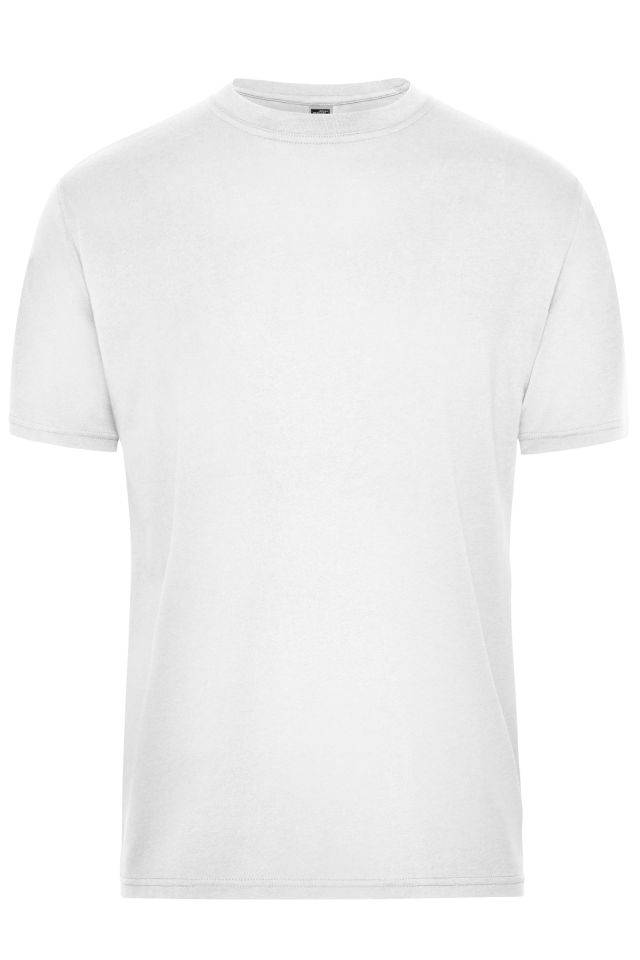 Men's BIO Workwear T-Shirt Strapazierfähiges und pflegeleichtes T-Shirt weiß, Gr. XL