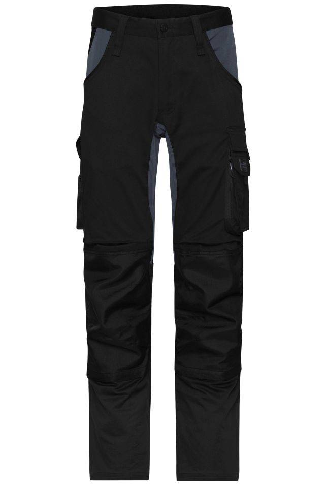 Workwear Stretch-Pants Slim Line Spezialisierte Arbeitshose in schmaler Schnittführung mit elastischen Einsätzen und fun