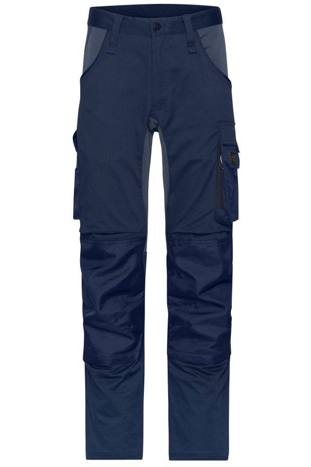 Workwear Stretch-Pants Slim Line Spezialisierte Arbeitshose in schmaler Schnittführung mit elastischen Einsätzen und fun