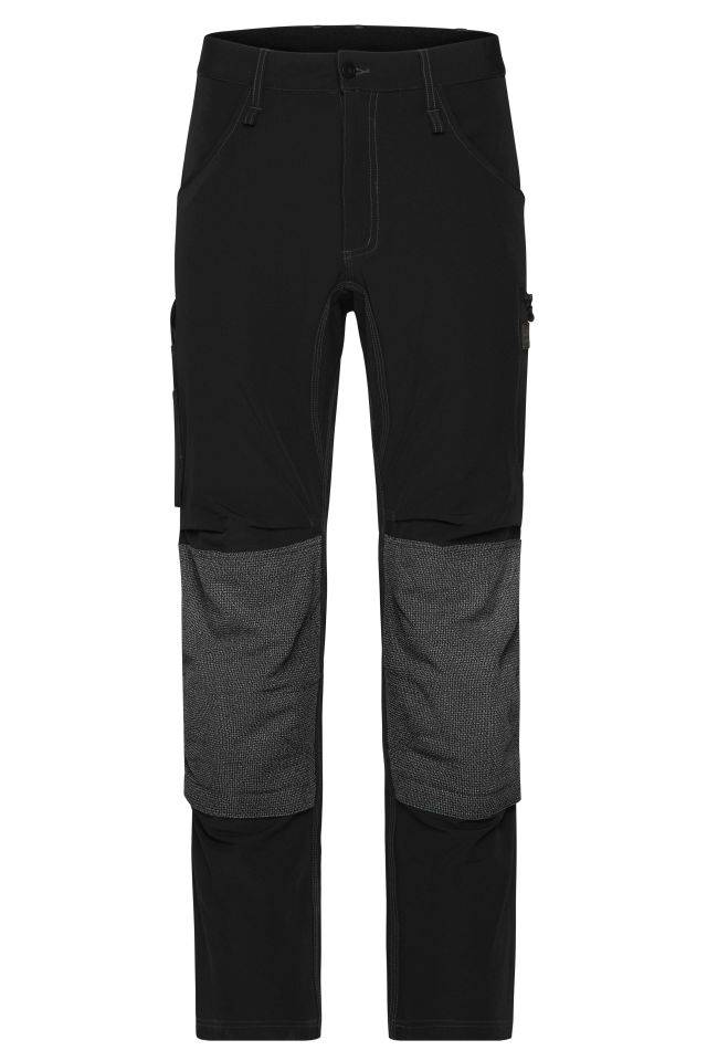 Workwear Pants 4-Way Stretch Slim Line Moderne Arbeitshose in schmaler Schnittführung mit funktionellen Details schwarz,