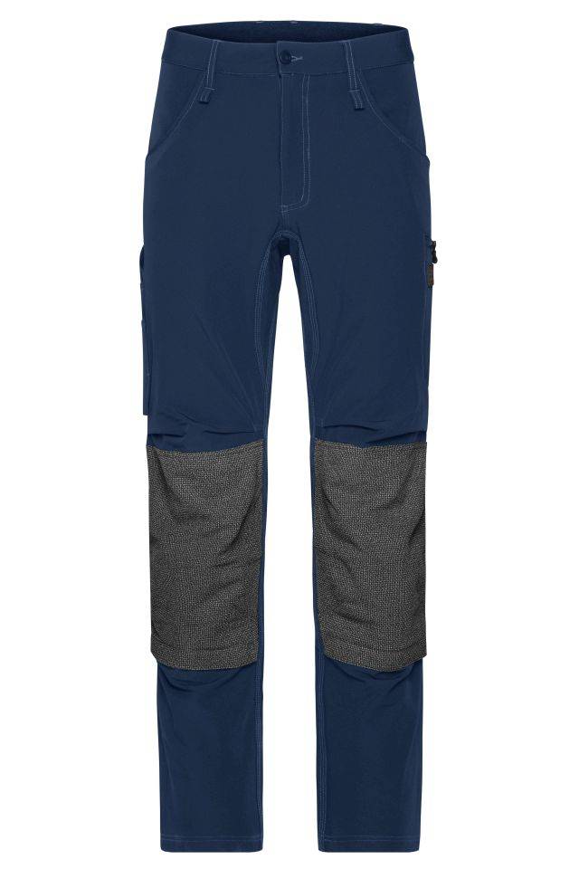 Workwear Pants 4-Way Stretch Slim Line Moderne Arbeitshose in schmaler Schnittführung mit funktionellen Details blau, Gr