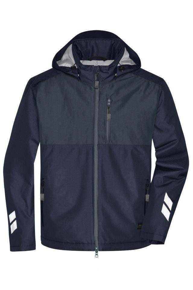 Padded Hardshell Workwear Jacket Professionelle, wattierte, wind- und wasserdichte, atmungsaktive Arbeitsjacke für extre