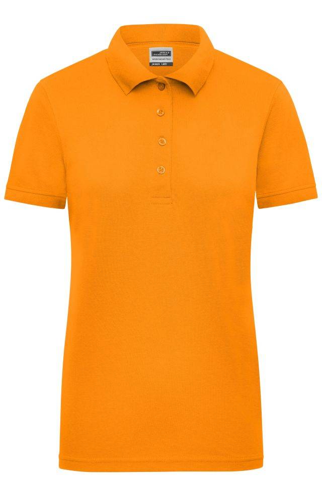 Ladies' Signal Workwear Polo Pflegeleichtes und strapazierfähiges Polo in Signalfarben orange/neon, Gr. L