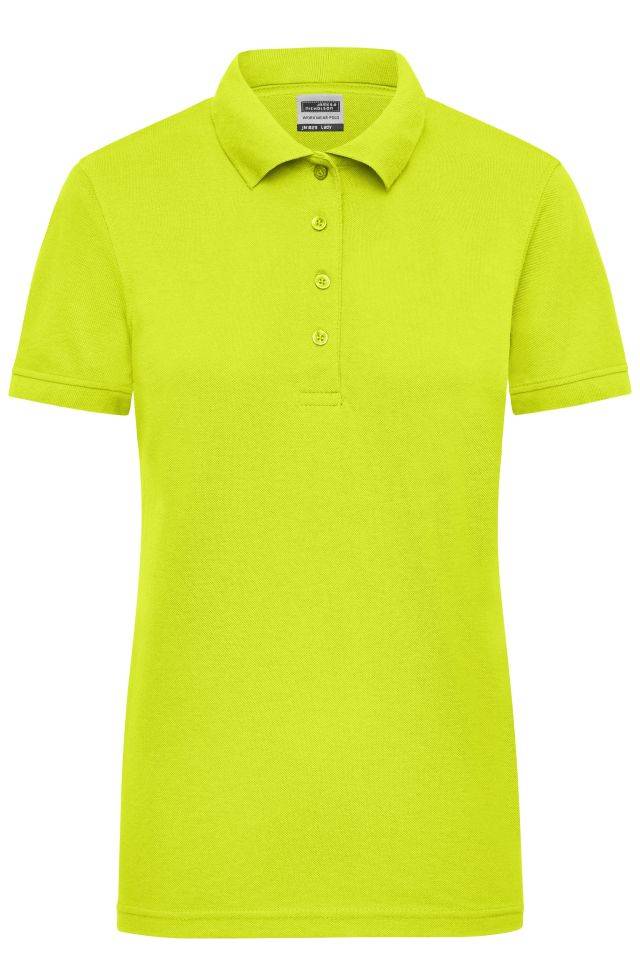 Ladies' Signal Workwear Polo Pflegeleichtes und strapazierfähiges Polo in Signalfarben gelb/neon, Gr. XL