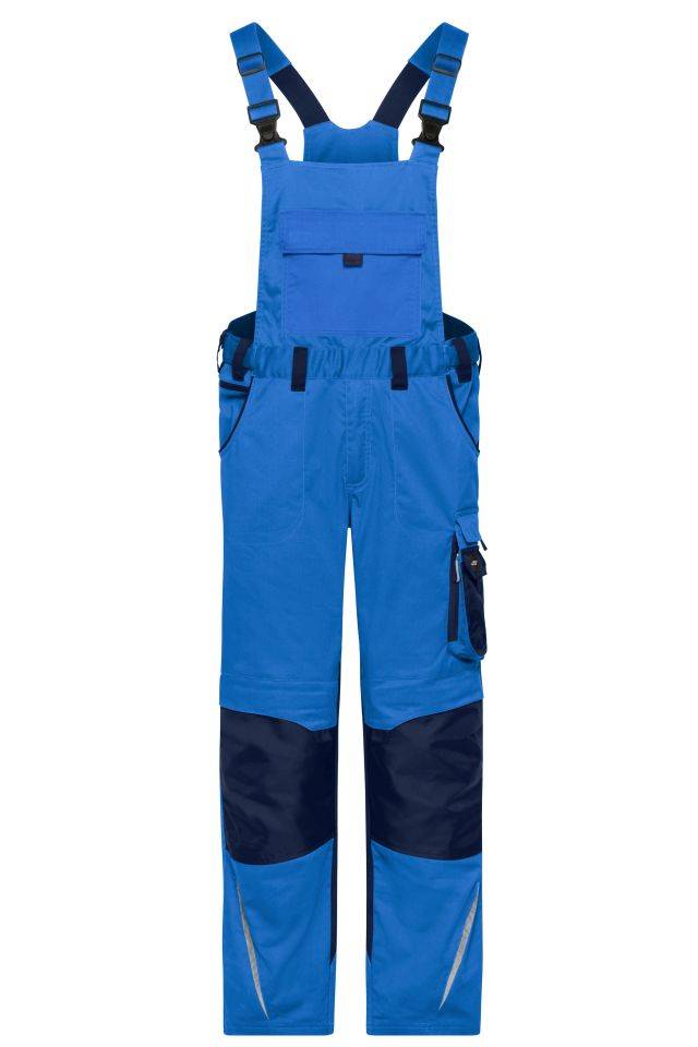 Workwear Pants with Bib - STRONG - Spezialisierte Latzhose mit funktionellen Details und flexibel einstellbarem, elastis