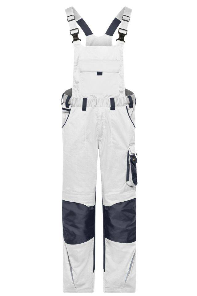 Workwear Pants with Bib - STRONG - Spezialisierte Latzhose mit funktionellen Details und flexibel einstellbarem, elastis