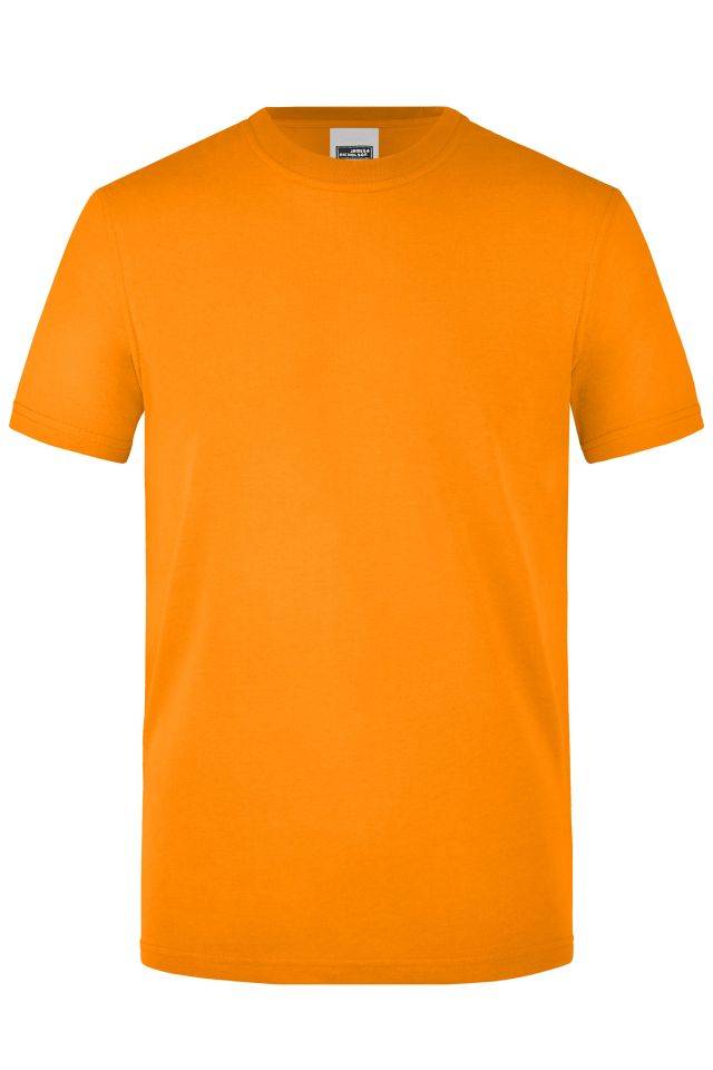 Men's Signal Workwear T-Shirt Strapazierfähiges und pflegeleichtes T-Shirt in Signalfarben orange/neon, Gr. XXL